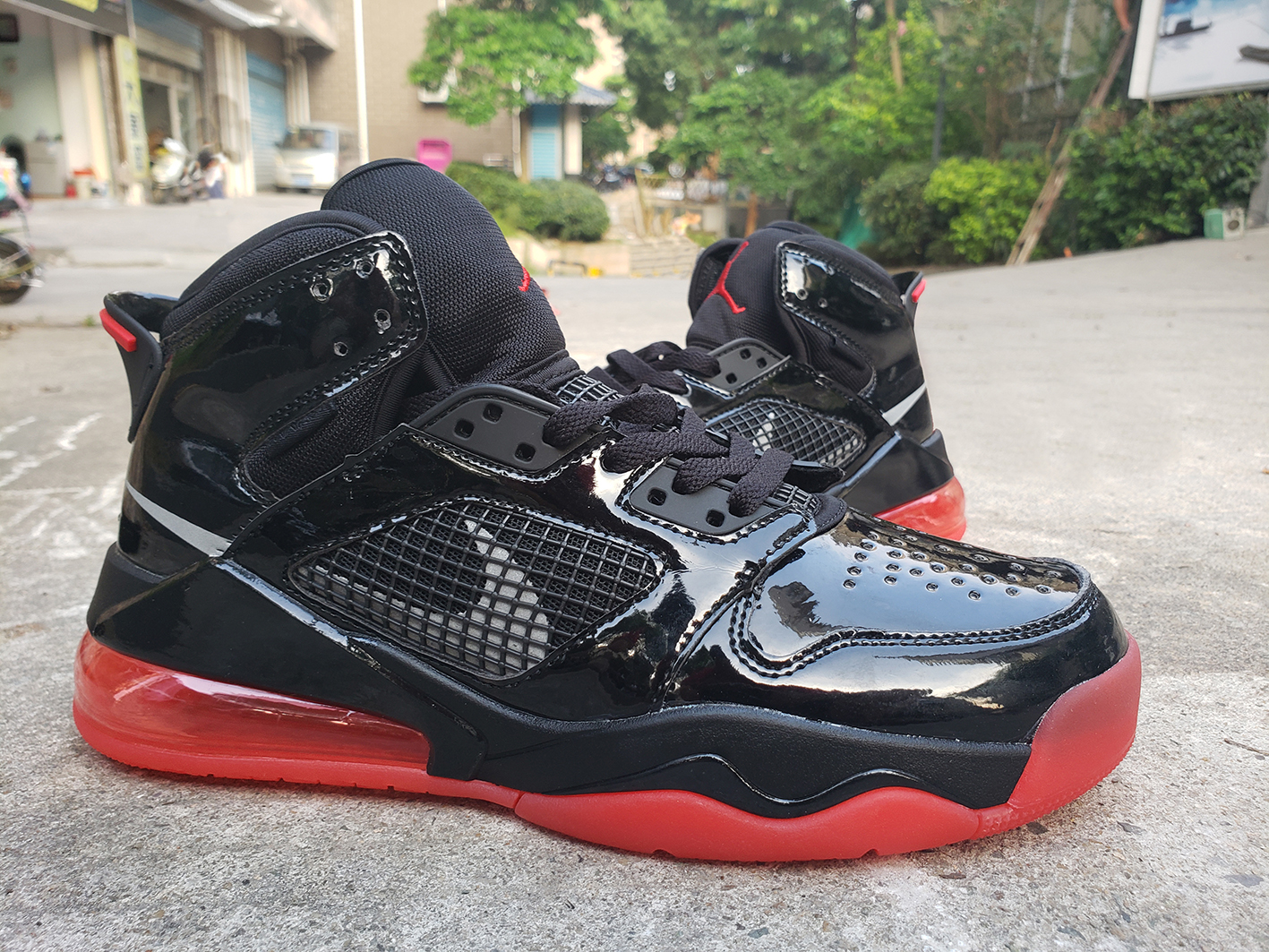 Air Jordan 270 Black Red Shoes